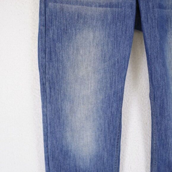 Weatherproof Vintage Staight Fit Stone Wash Denim Blue Jeans 38/33 Mid Rise - Picture 2 of 7